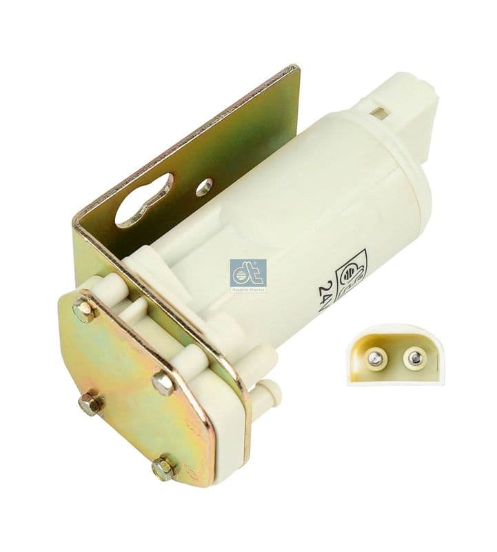 Ruitensproeierpomp Voor (24V) past: VOLVO F10, F12, F16, FL10, FL12, FL4, FL6, FL7, FLC, FS7 08.77-09.00