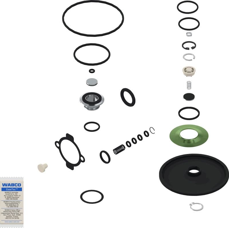 Reparatieset voor kleppen remkrachtregelaar (past op: 475 711 074 0  475 711 075 0) past: VOLVO