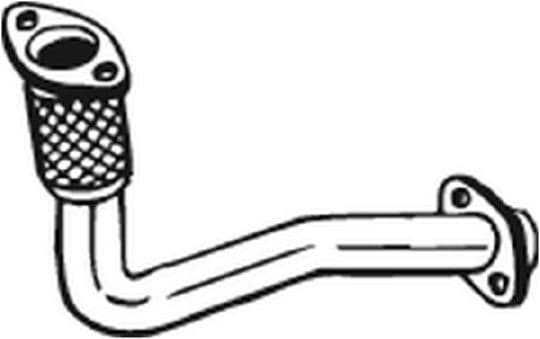 Uitlaatpijp Voor (flexibel) past: RENAULT MEGANE I, MEGANE I CLASSIC, MEGANE I COACH, MEGANE SCÉNIC, SCENIC I 1.9D 01.96-08.03