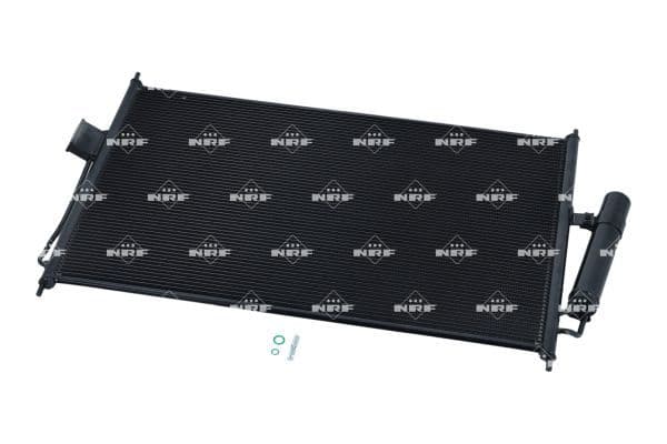 A/C condensator (met droger) past: ISUZU D-MAX II 1.9D/2.5D 06.12-