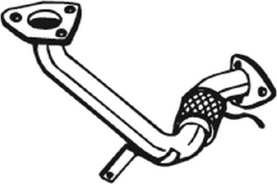 Uitlaatpijp Voor (flexibel) past: LAND ROVER FREELANDER I 2.0D 02.98-10.06