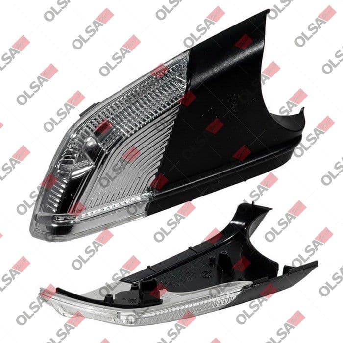 Zijspiegel controlelampje Rechts (wit, LED) past: SKODA OCTAVIA II  VW POLO IV 9N3 02.04-06.13