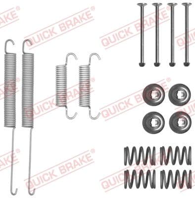 Accessory Kit, brake shoes
