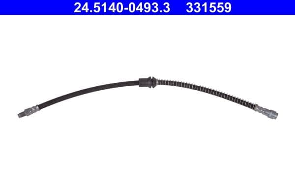 Remleiding/slang flexibel Voor Links/Rechts (lengte 490mm, M10x1/M10x1) past: MERCEDES GLK (X204) 2.0-3.5 06.08-12.15