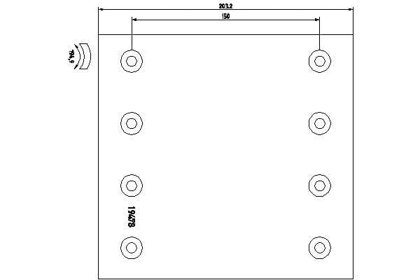 Mounting, control/trailing arm