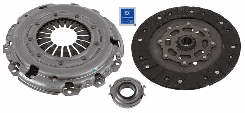 Koppelingskit met lager (230mm) past: SUBARU FORESTER, IMPREZA, LEGACY III, LEGACY IV, OUTBACK 2.0/2.5 10.98-12.09
