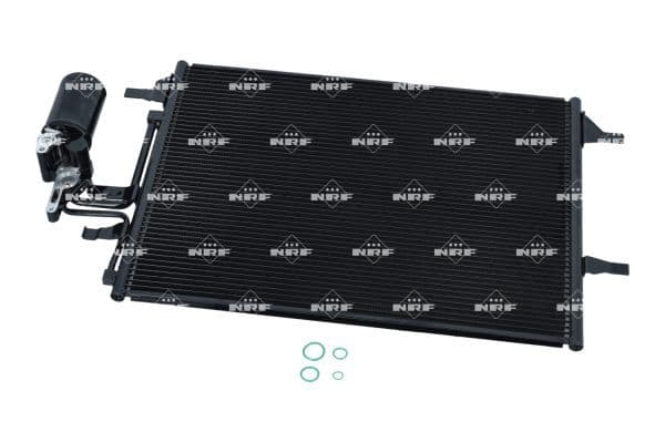 A/C condensator (met droger) past: VOLVO S60 II, S80 II, V60 I, V60 II, V70 III, XC60 I, XC60 II, XC70 II 1.5-3.2 05.08-12.21