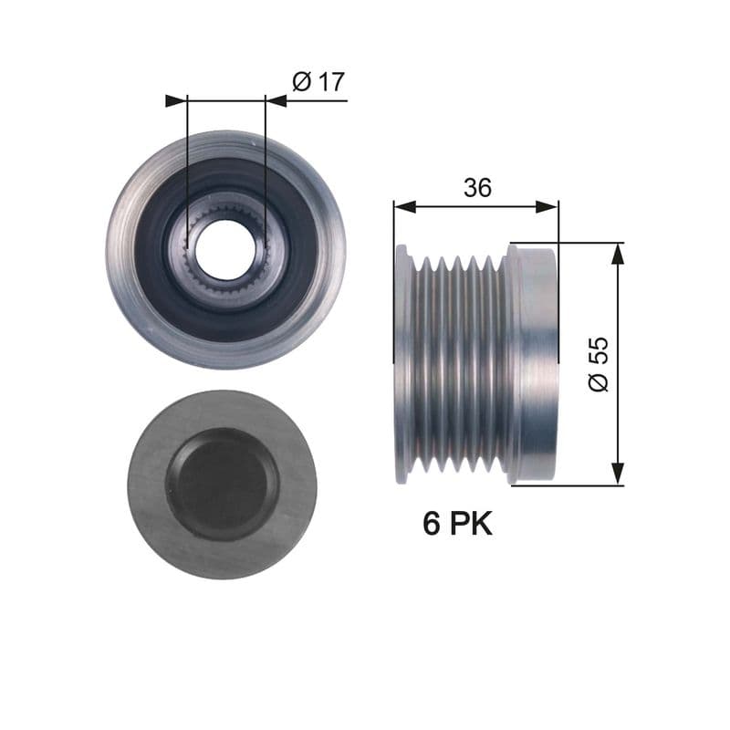 Alternator pulley