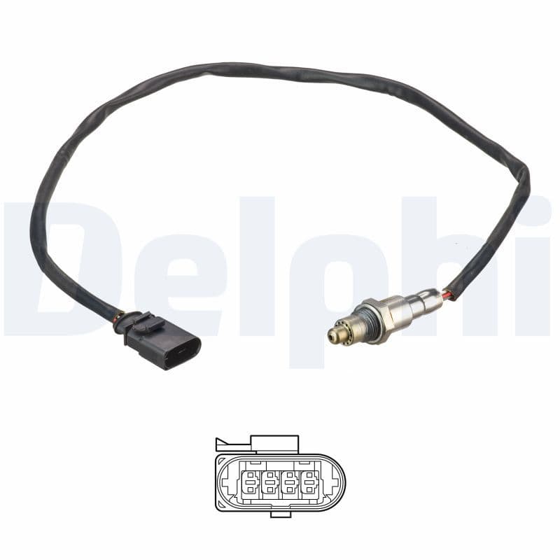 Lambda sonde (aantal draden 4, 685mm) past: AUDI A3  SEAT LEON, LEON SC, LEON ST  SKODA OCTAVIA III  VW GOLF SPORTSVAN VII, GOLF VII, TOURAN 1.2 08.12-08.20
