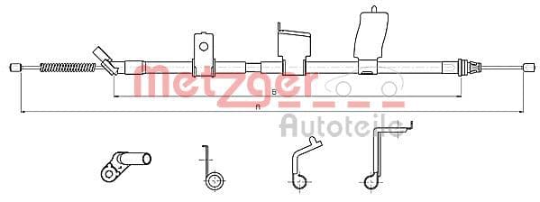 Differentiële aandrijfas past: DAF
