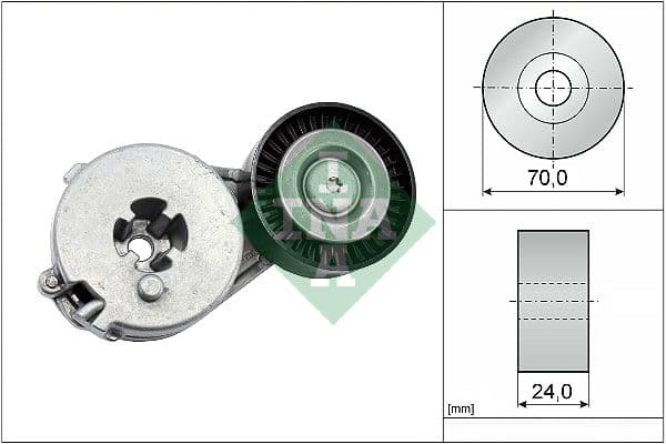 Multi-V riemspanner past: AUDI A4 ALLROAD B8, A4 B8, A5, Q5  SEAT EXEO, EXEO ST  VW AMAROK, MULTIVAN T5, TRANSPORTER T5 1.8/2.0/2.0ALK 10.07-05.17