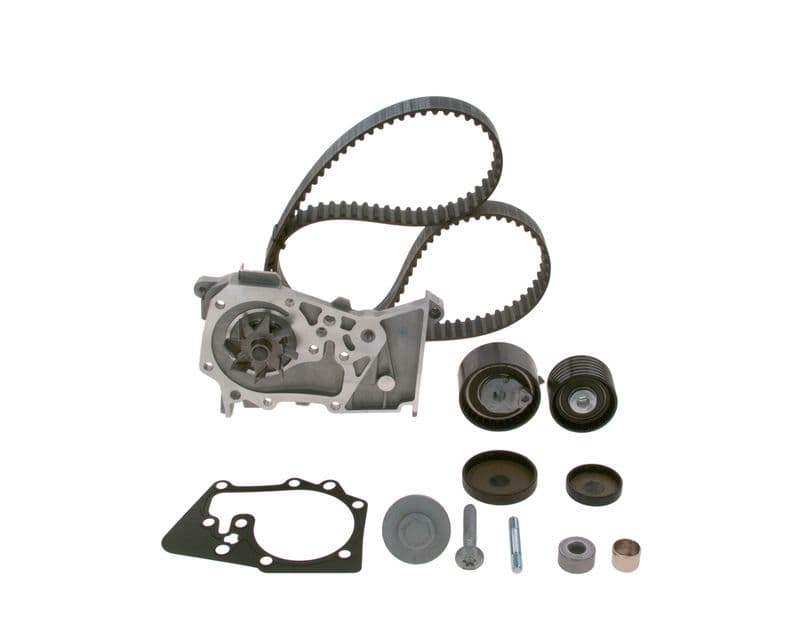 Timingset (riem + poelie + waterpomp) past: DACIA DUSTER, LOGAN, LOGAN II, LOGAN MCV, SANDERO  LADA LARGUS  NISSAN KUBISTAR  RENAULT CLIO II, CLIO III, DUSTER, FLUENCE 1.4-1.6LPG 11.97-