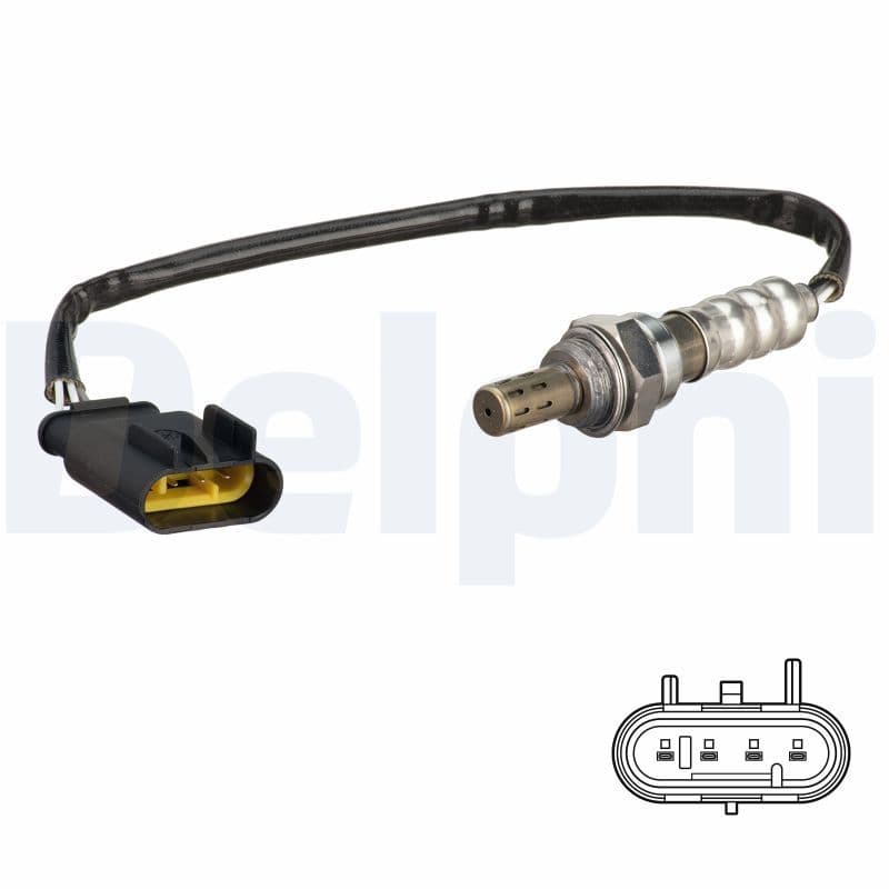 Lambda sonde (340mm) past: FORD KA 1.2 10.08-05.16