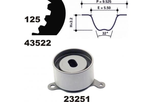 Gasveer (8mm/18,5mm, L max-526mm, L2-220, 300N, 7b/7b) past: MASSEY FERGUSON 6455