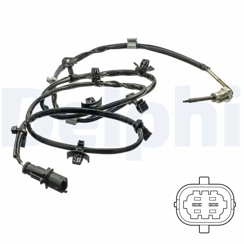 Uitlaatgastemperatuursensor (Na DPF) past: OPEL ASTRA J, ASTRA J GTC, INSIGNIA A, INSIGNIA A COUNTRY, ZAFIRA C 2.0D 07.08-03.17