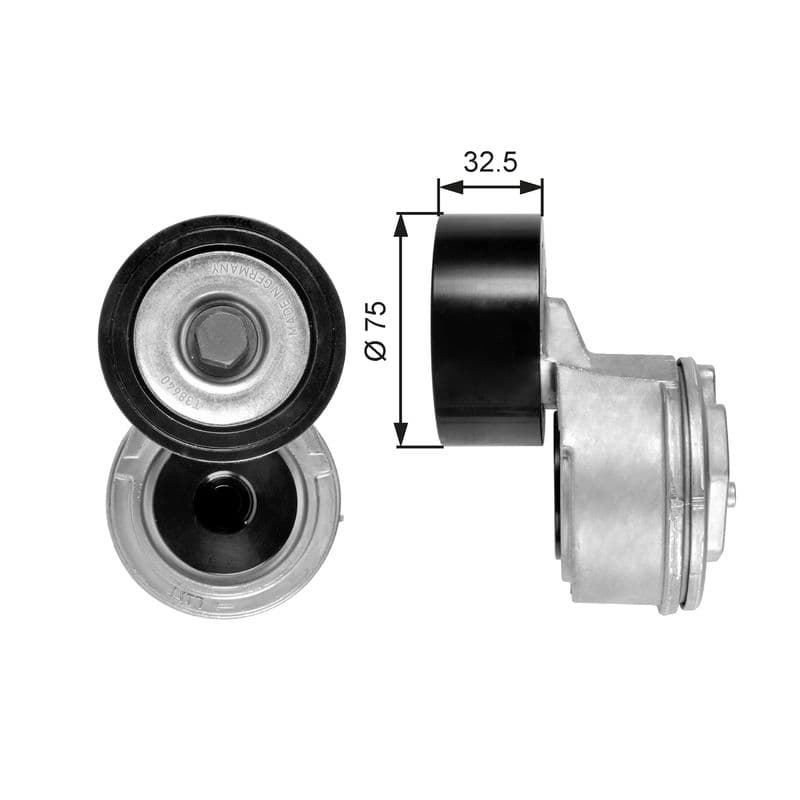 Multi-V riemspanner past: MERCEDES ATEGO, ATEGO 2, AXOR, AXOR 2, CITARO 2, CITARO (O 530), ECONIC, INTOURO, LK/LN2, TOURINO (O 510), TOURO (O 500), UNIMOG M902.903-OM926.990 08.95-