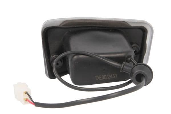 Markeringslichten Rechts, wit, met reliëf, 24V (in zonneklep  zilveren frame) past: IVECO EUROCARGO I-III, EUROTECH MH, EUROTECH MP, EUROTECH MT 01.91-