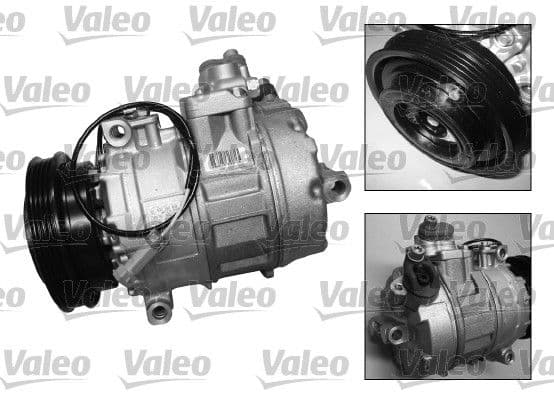 Airconditioning compressor past: AUDI A4 B5, A6 C5  SKODA SUPERB I  VW PASSAT B5, PASSAT B5.5 1.6-2.8 11.94-03.08
