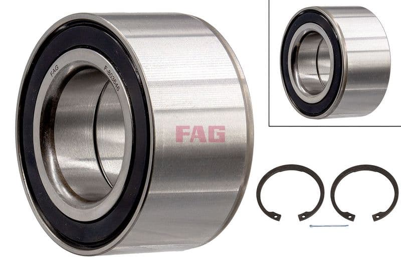 Wiellager kit Voor Links/Rechts (39x72x37) past: CHEVROLET AVEO / KALOS, LANOS  DAEWOO ESPERO, KALOS, LANOS, NEXIA, NUBIRA  OPEL ASCONA C, ASTRA F, CALIBRA A, COMBO, COMBO TOUR 1.2-2.5 09.81-