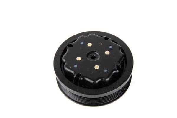 Airco compressor koppeling compleet (DENSO 7SEU16C 6PK 115mm) past: MERCEDES C (CL203), C (W203), C T-MODEL (S203), CLC (CL203), CLK (A209), CLK (C209), CLS (C219), E (W211) 1.8-5.8 09.93-