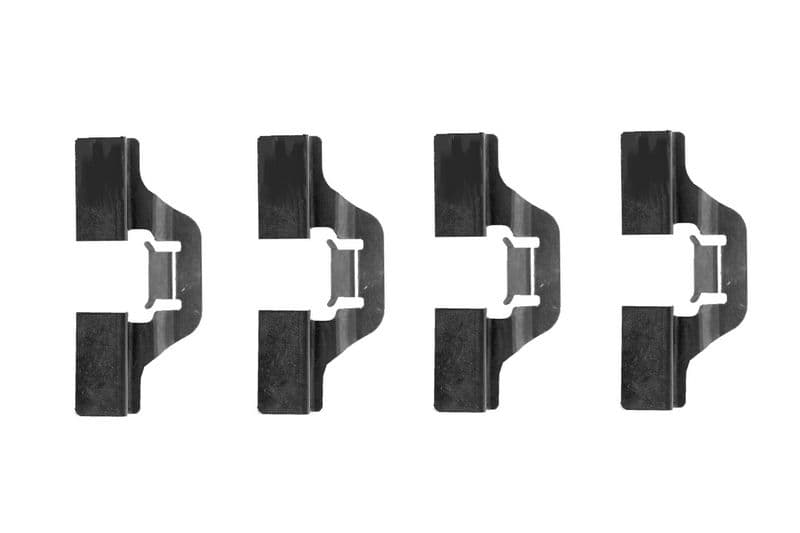 Remblok montagekit achter past: DS DS 3, DS 4  AUDI 100 C3, 200 C3, 80 B3, 90 B3, A2, A3, QUATTRO, TT  CITROEN BERLINGO, C2, C2 ENTERPRISE, C3 AIRCROSS I, C3 AIRCROSS II, C3 I 0.9-Electric 07.80-