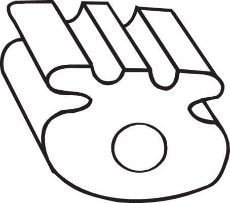 Uitlaatsysteem hanger past: OPEL ASCONA B, KADETT E, KADETT E COMBO, MANTA B, VECTRA A 1.2-2.0 08.76-11.95