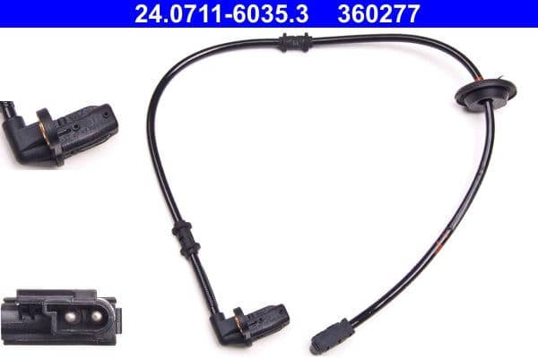 ABS-sensor Achter Links past: MERCEDES C T-MODEL (S202), C (W202), CLK (A208), CLK (C208) 1.8-4.3 03.93-06.02