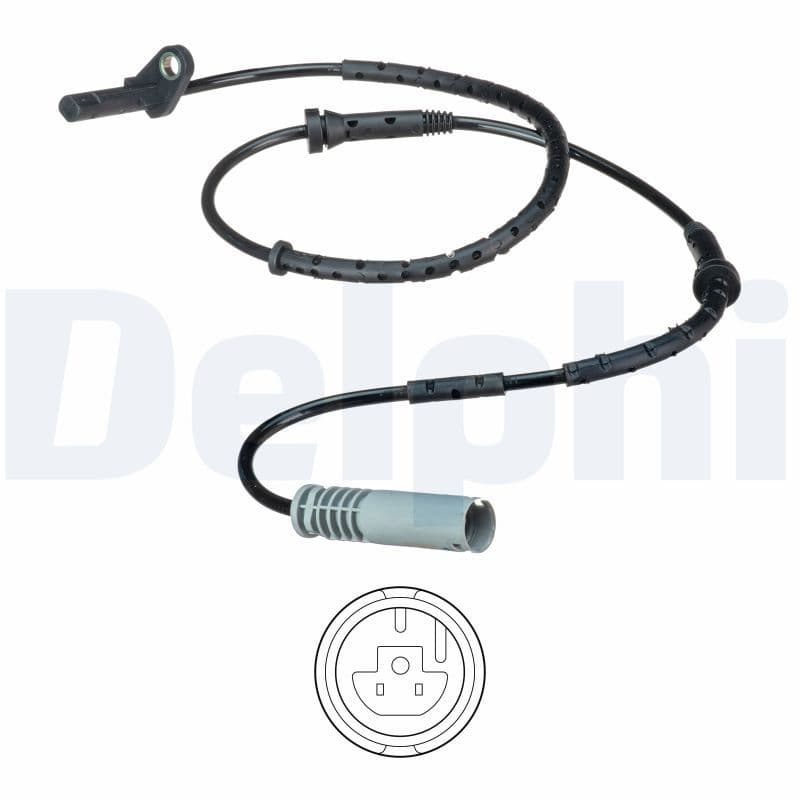 ABS-sensor Achter Links/Rechts past: BMW 7 (E65, E66, E67) 3.0-6.0 07.01-08.08