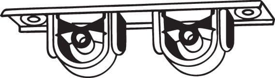 Uitlaatsysteem hanger past: AUDI A3  SEAT LEON, TOLEDO II  SKODA OCTAVIA I  VW BORA, BORA I, GOLF IV, NEW BEETLE 1.6/1.9D 09.96-09.10