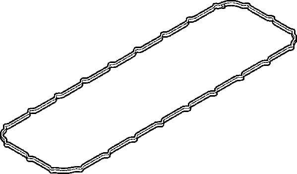 Tuimelaardeksel pakking (kurk) past: IVECO EUROSTAR, EUROTRAKKER, STRALIS I, STRALIS II, TRAKKER I, TRAKKER II  ASTRA HD 7-C, HD 8, HD 9  NEW HOLLAND CR F3BE0681A-F3HFL611B 01.93-