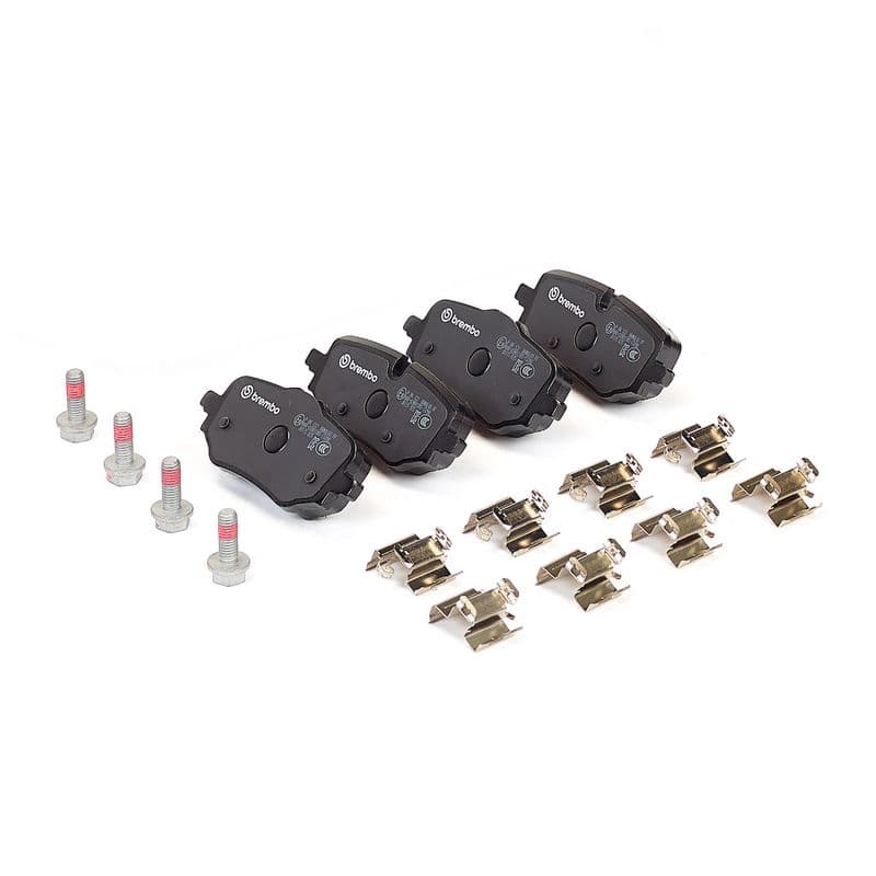 Remblokken set Achter , past: BMW 1 (F70), 2 GRAN COUPE (F74), 2 (U06), X1 (U11), X2 (U10)  MINI ACEMAN (J05), COOPER (J01), COUNTRYMAN (U25) 1.5-Electric 11.21-