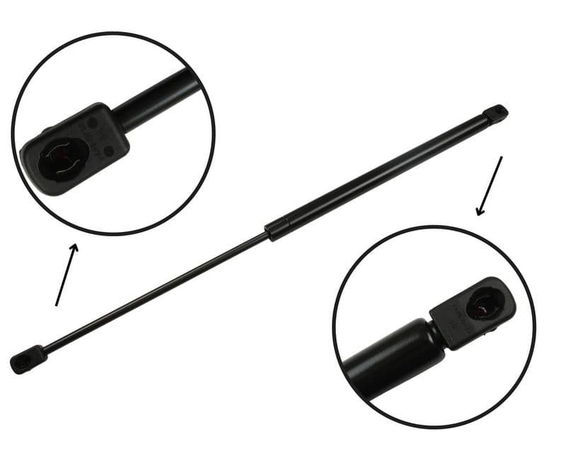 Gasveer kofferdeksel Links/Rechts maximale lengte: 538mm, sUV:226mm past: VW POLO VI LIFTBACK 06.17-
