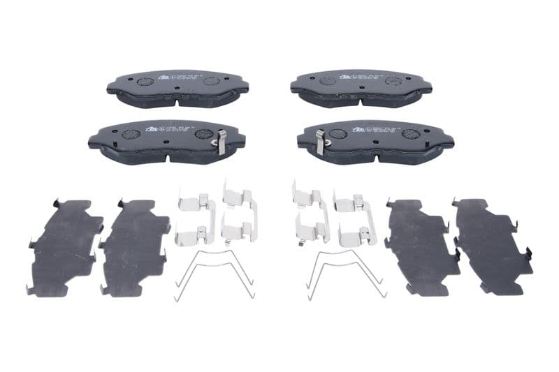 Remblokken set Voor (met extra's), past: HONDA ACCORD IX, ACCORD VII, CIVIC X, CIVIC XI, CR-V II, CR-V IV, ELEMENT, PILOT 1.0-3.5 09.01-