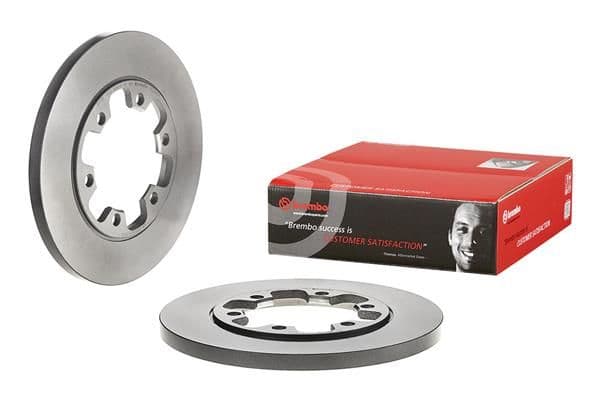 Brake disc Achter Links/Rechts past: FORD TRANSIT, TRANSIT V363 2.0D/2.0DH/2.2D 10.11-