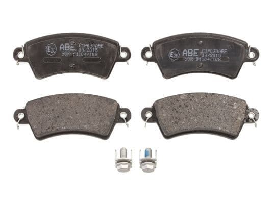 Remblokken set Voor , past: CITROEN XSARA  PEUGEOT 206, 306 1.4-2.0D 02.97-09.09
