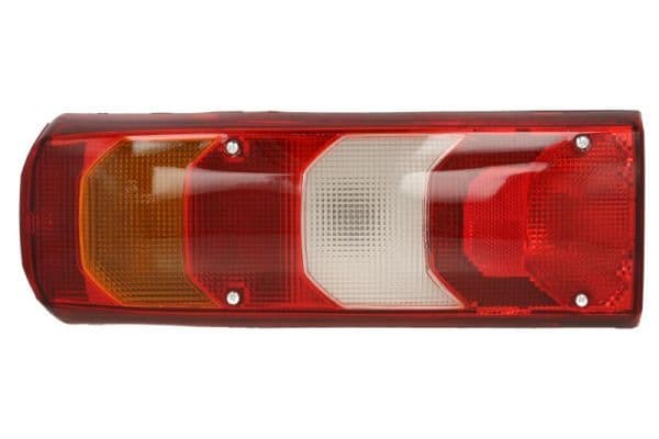 Achterlicht Links (LED, 24V, met indicator, anti-fog licht, achteruitrijlicht, met stoplicht, parkeerlicht, met plaatverlichting, reflector, zijspeling) past: MERCEDES ACTROS MP4 / MP5 07.11-