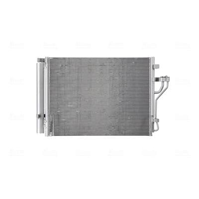 A/C condensator (met droger, (EN) additional fitting elements) past: HYUNDAI IX35  KIA CARENS IV, SPORTAGE III 1.7D/2.0D 08.09-12.16