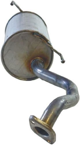 Uitlaatsysteem achterste geluiddemper past: NISSAN NOTE 1.2 08.12-