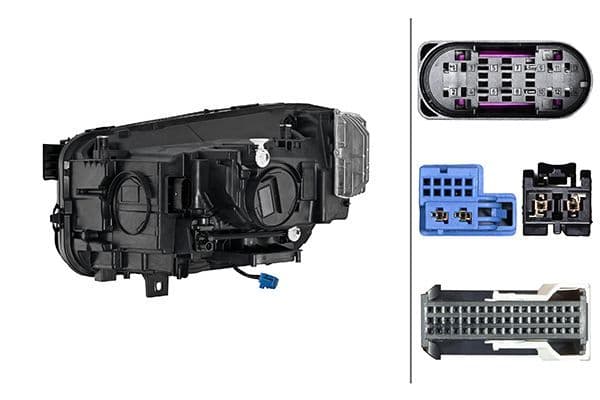 Koplamp Rechts (LED) past: MERCEDES GLB X247 06.19-