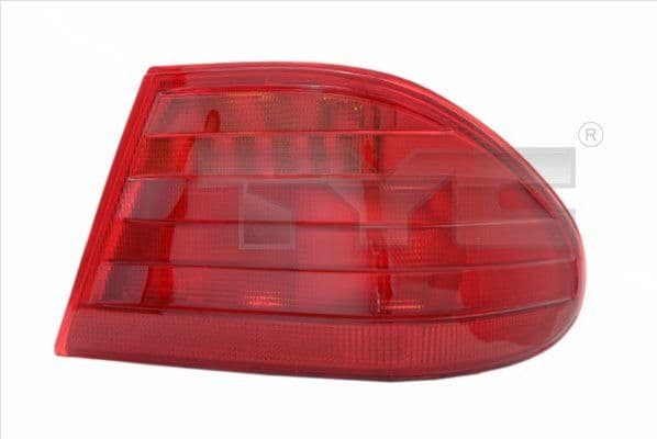 Achterlicht Links (extern, kleur indicator wit, kleur van het glas red) past: MERCEDES E-KLASA W210 Saloon 06.95-03.03