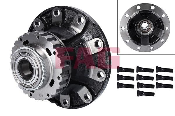 Wheel hub Voor (met een lager) past: VOLVO FH 09.05-