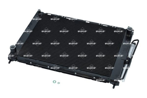 A/C condensator (met droger) past: NISSAN MICRA III  RENAULT CLIO III, MODUS 1.2-1.5D 01.03-12.14