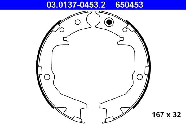 Remschoen past: MITSUBISHI LANCER IV, LANCER VII, OUTLANDER I 1.3-2.4 08.96-12.13