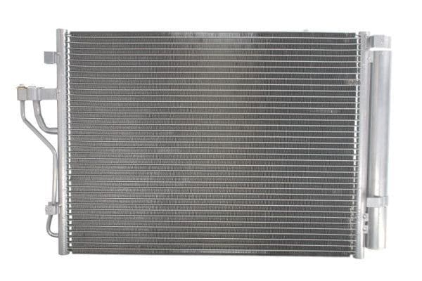 A/C condensator (met droger) past: HYUNDAI IX35  KIA CARENS IV, SPORTAGE III, SPORTAGE IV 1.7D/2.0/2.0D 08.09-