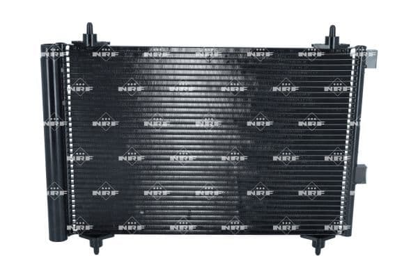 A/C condensator (met droger) past: PEUGEOT 307 1.4-2.0D 08.00-12.09