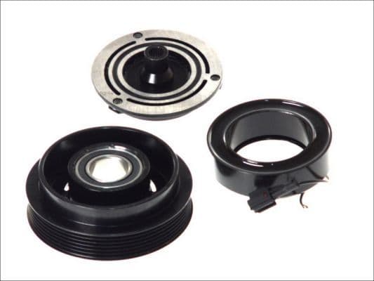 Airco compressor koppeling compleet (HCC HCC HS-18 6PK 128mm) past: HYUNDAI SANTA FÉ I, TRAJET, XG 2.0-2.7 12.98-07.08