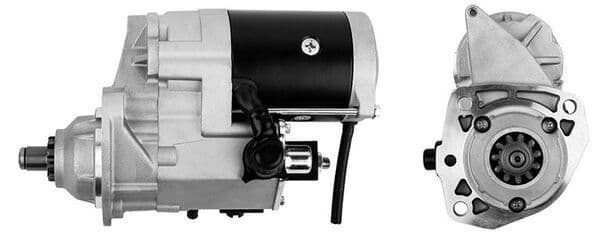 Starter (12V, 4kW, (en) new with a deposit) past: JOHN DEERE 7710, 7720, 7730, 7810, 7820, 7830, 7920, 7930, 8100, 8110, 8120, 8200, 8210, 8220, 8300, 8310, 8320, 8410, 8420, 8520, 9100, 9120, 9220