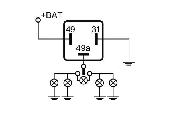 Verkeerslichtschakelaar (12V) past: MERCEDES G (W460), G (W463), MB (W631), T1 (601), T1 (601, 611), T1 (B601), T1 (B602), T1/TN, T2/L, T2/LN1, LP, O 309, UNIMOG  VOLVO 240, 260, 340-360, S40 I 01.60-