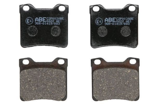 Remblokken set Achter , past: MERCEDES VITO (W638)  PEUGEOT 406, 605, 607 1.6-3.0 06.89-02.06