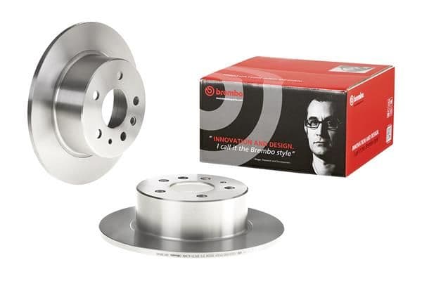Brake disc Achter Links/Rechts past: MERCEDES /8 (W114), /8 (W115), 123 (C123), 123 (W123), 123 T-MODEL (S123), CABRIOLET (W111, W112), PAGODE (W113), S (C126), S (W108, W109) 2.0-6.8 01.63-06.91